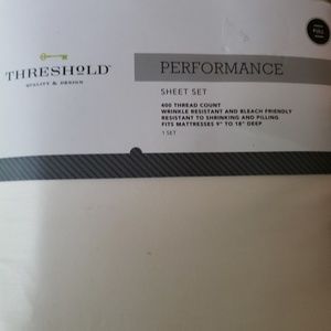 New Threshold Full Sheet Set Ivory